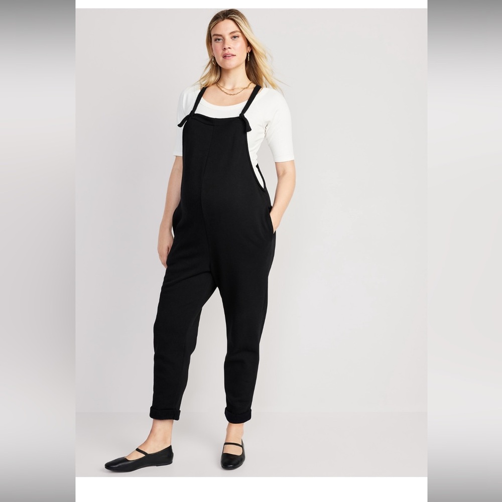 Old Navy Maternity Fleece Overalls XS